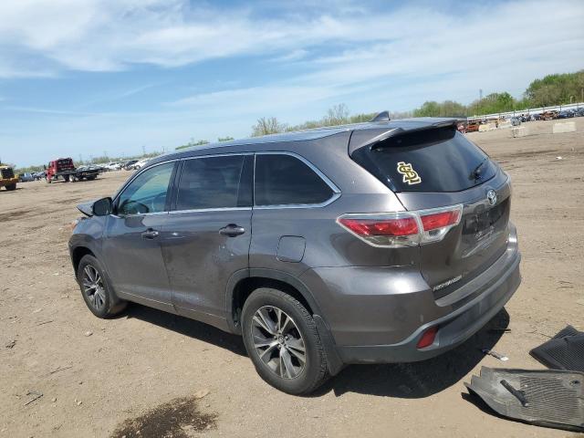 Vin: 5tdjkrfh4gs505627, lot: 56108135, toyota highlander xle 20162