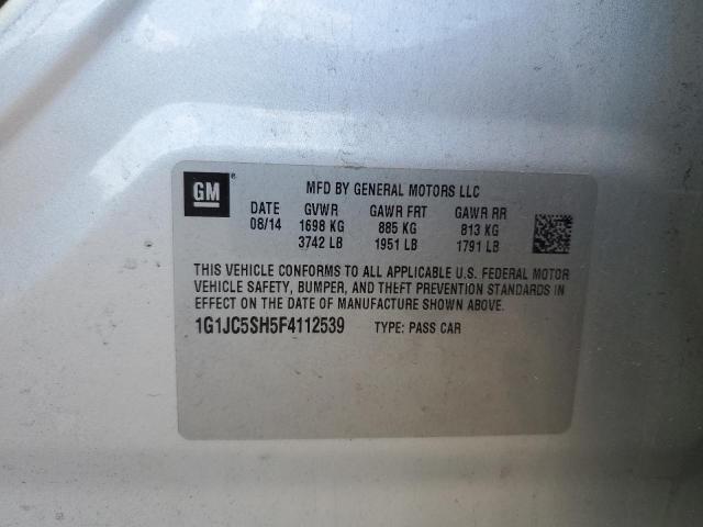2015 CHEVROLET SONIC LT - 1G1JC5SH5F4112539