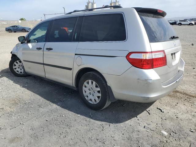 HONDA ODYSSEY LX 2005 silver  gas 5FNRL38205B025351 photo #3