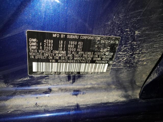 2018 SUBARU IMPREZA PR 4S3GTAB69J3744712