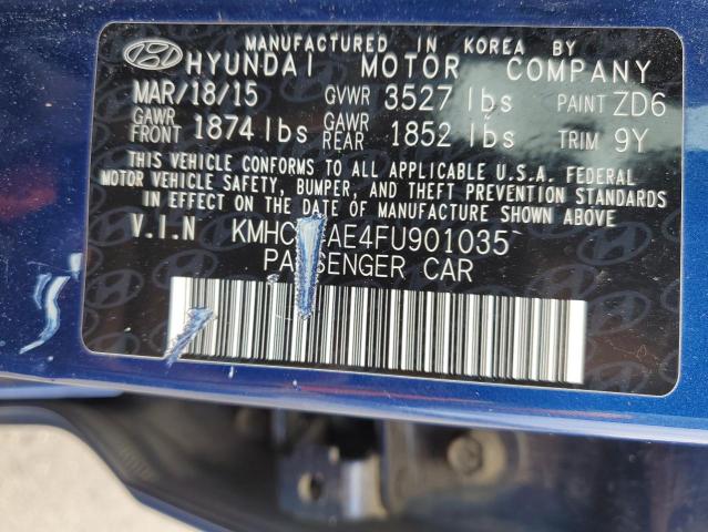 2015 HYUNDAI ACCENT GLS - KMHCT4AE4FU901035