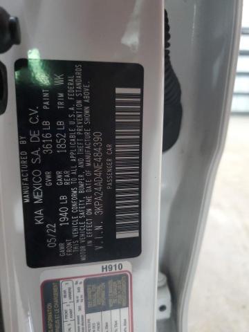 2022 KIA RIO LX 3KPA24AD4NE484390