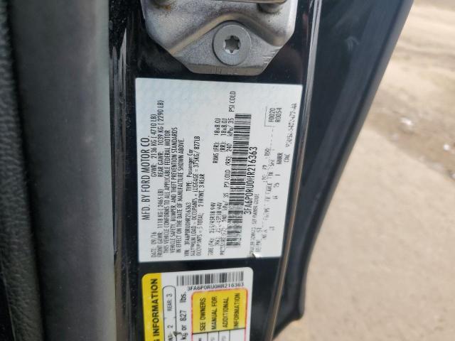 2017 FORD FUSION TIT - 3FA6P0RU0HR216363