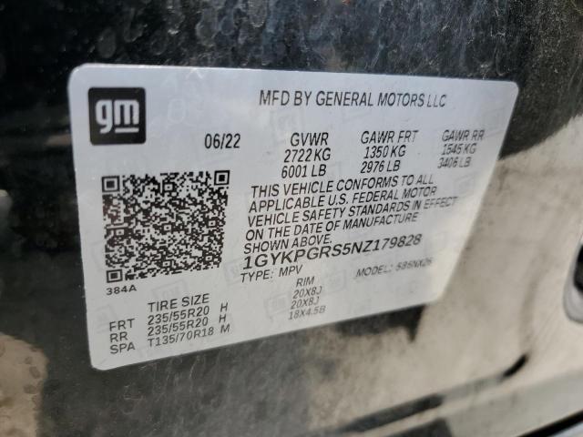 2022 CADILLAC XT6 SPORT 1GYKPGRS5NZ179828