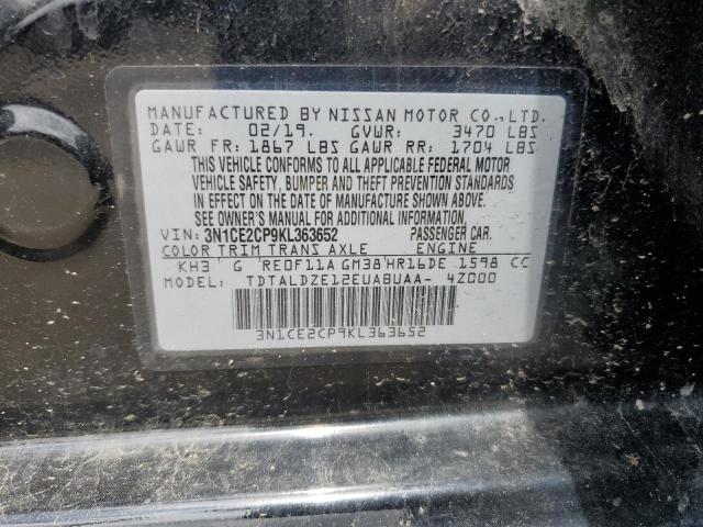 2019 NISSAN VERSA NOTE 3N1CE2CP9KL363652