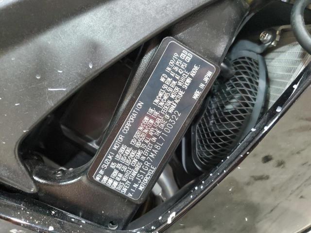 2020 SUZUKI GSX-R750 JS1GR7MA8L7100322