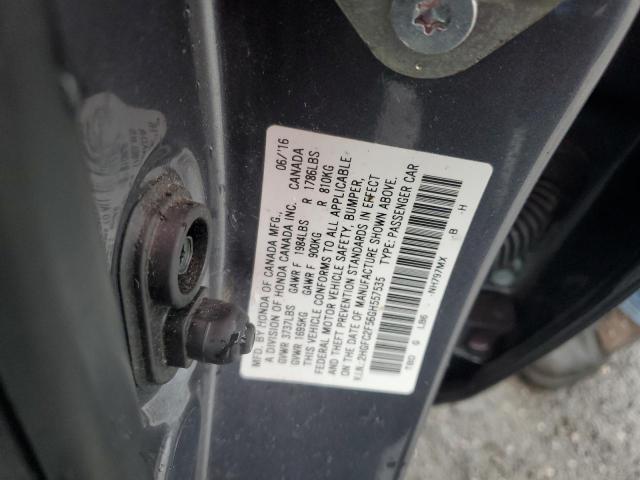 2016 HONDA CIVIC LX - 2HGFC2F56GH557535
