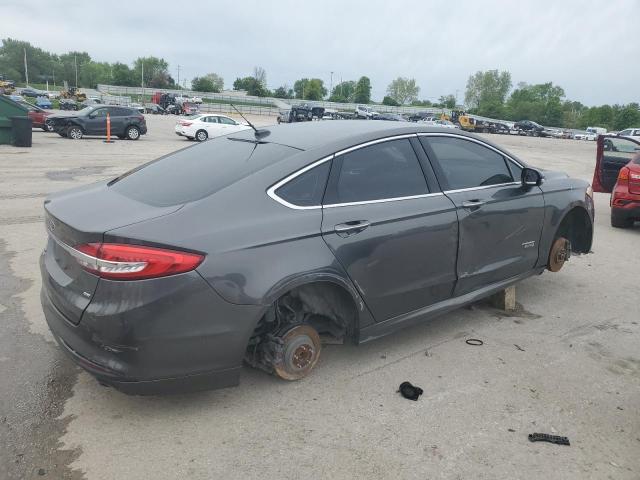 FORD FUSION SE 2017 gray sedan 4d hybrid engine 3FA6P0PUXHR274418 photo #4