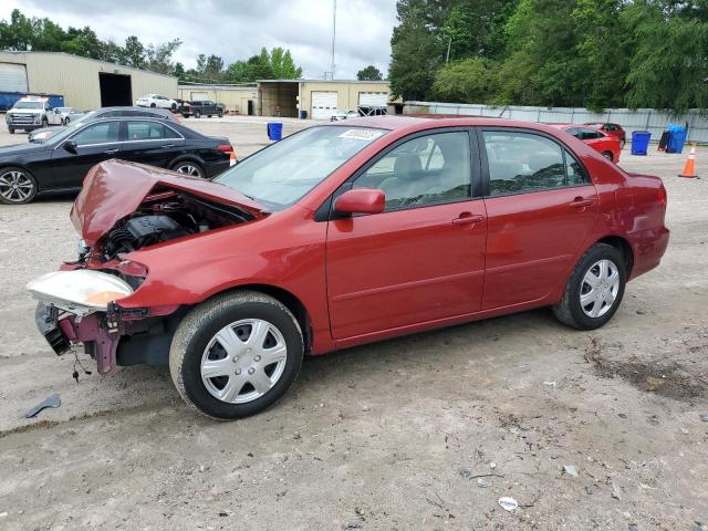TOYOTA COROLLA CE 2008 red  gas 2T1BR32E98C932577 photo #1