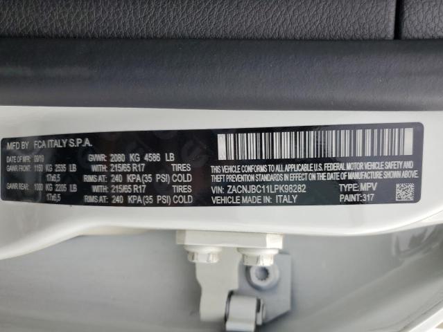 2020 JEEP RENEGADE T - ZACNJBC11LPK98282
