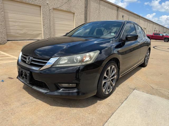 HONDA ACCORD SPO 2014 black sedan 4d gas 1HGCR2F58EA258254 photo #3