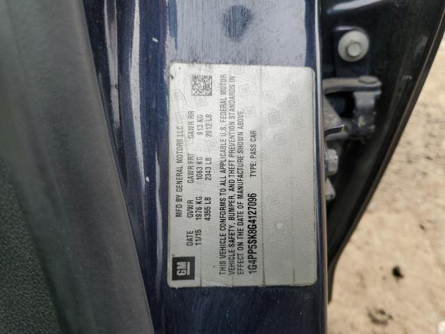 2016 BUICK VERANO 1G4PP5SK8G4127096