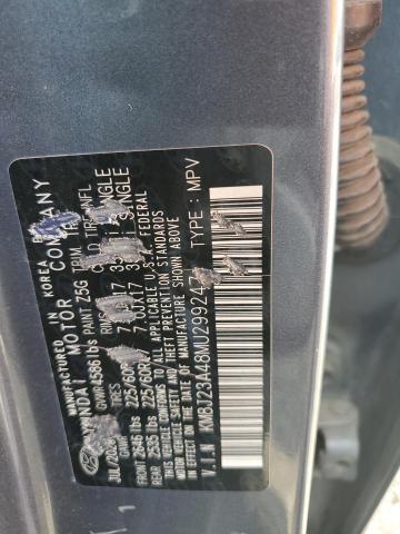 2021 HYUNDAI TUCSON SE - KM8J23A48MU299247