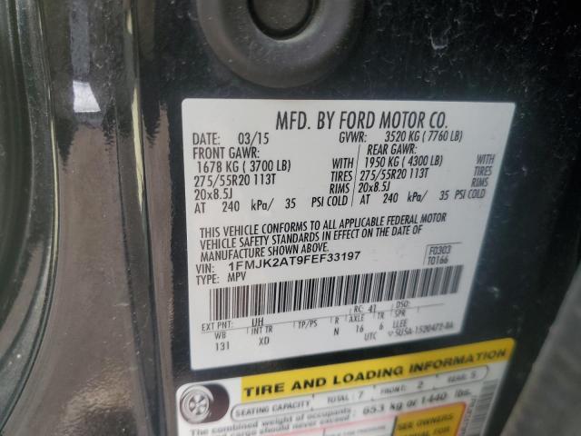 2015 FORD EXPEDITION - 1FMJK2AT9FEF33197