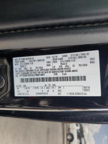 2020 FORD F150 SUPER - 1FTEW1E53LFB61491