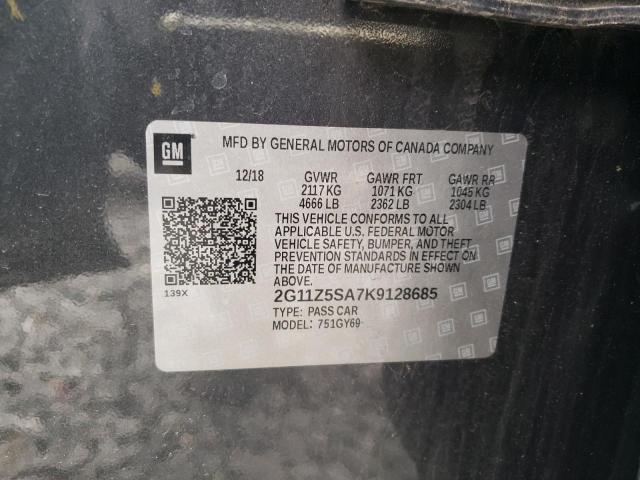 2019 CHEVROLET IMPALA LT - 2G11Z5SA7K9128685