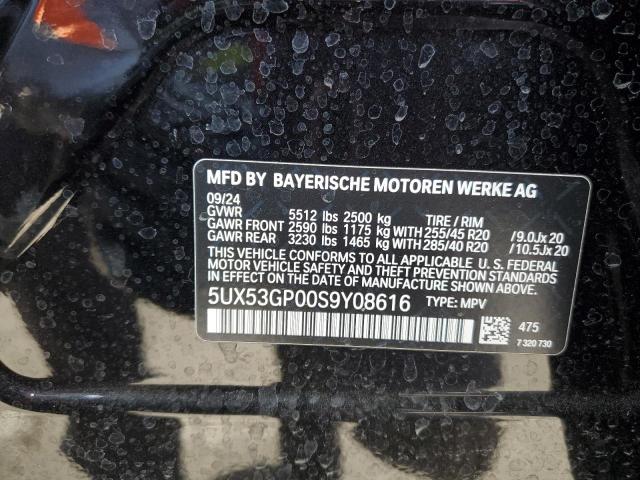 2025 BMW X3 30 XDRI - 5UX53GP00S9Y08616