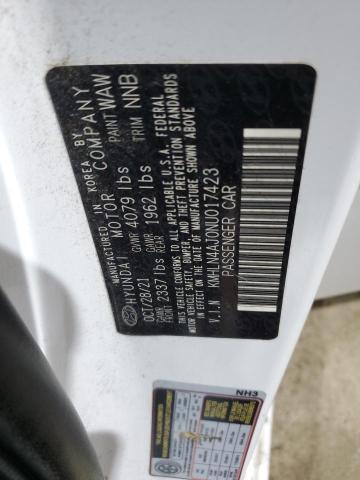 2022 HYUNDAI ELANTRA LI KMHLN4AJ0NU017423
