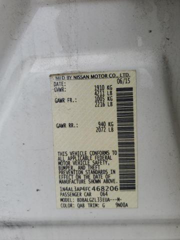 2015 NISSAN ALTIMA 2.5 - 1N4AL3AP4FC468206