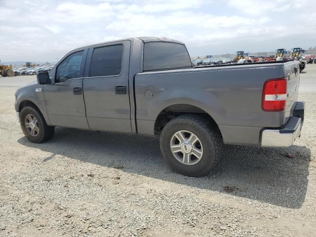 FORD F150 SUPER 2005 gray crew pic gas 1FTRW12W35KD34998 photo #3