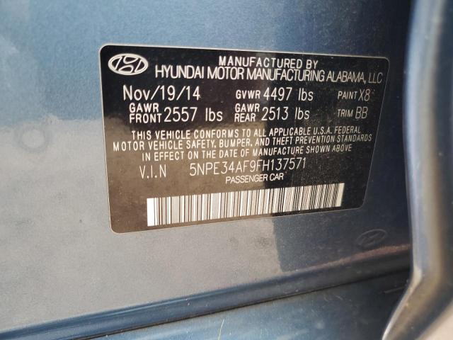 2015 HYUNDAI SONATA SPO - 5NPE34AF9FH137571