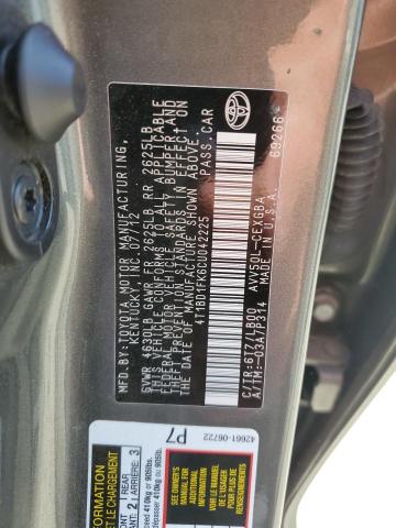 2012 TOYOTA CAMRY HYBR - 4T1BD1FK6CU042225
