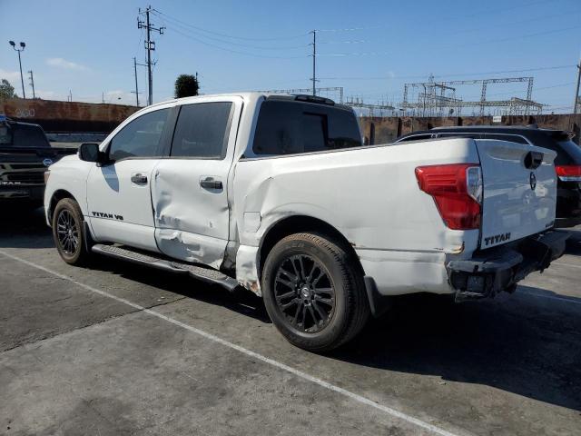 NISSAN TITAN SV 2018 white  gas 1N6AA1E68JN533364 photo #3