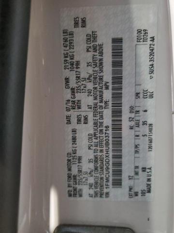 2017 FORD ESCAPE SE 1FMCU9GDXHUB03716