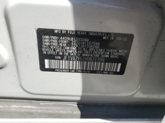 2017 SUBARU WRX STI LI JF1VA2Y61H9821399