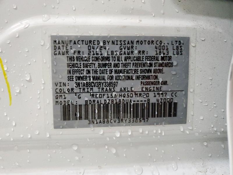 2024 NISSAN SENTRA SV - 3N1AB8CV3RY338597