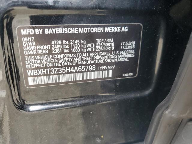 2017 BMW X1 XDRIVE2 - WBXHT3Z35H4A65798