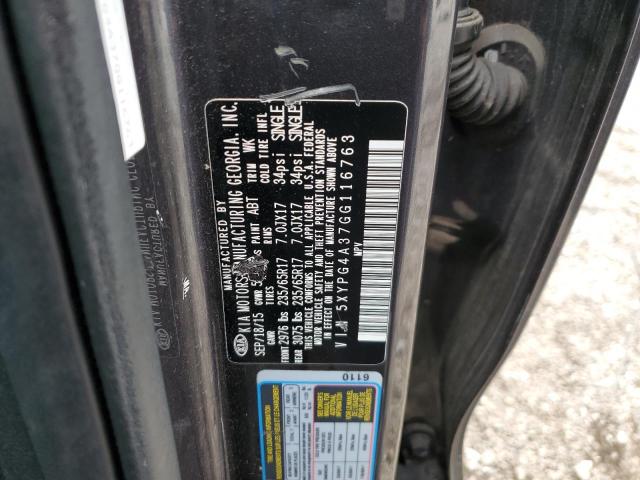 2016 KIA SORENTO LX - 5XYPG4A37GG116763