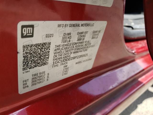 2023 CHEVROLET SILVERADO - 1GCUDDED9PZ200521
