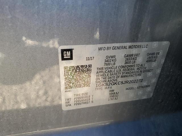 2018 GMC YUKON XL 1GKS2GKC5JR202272