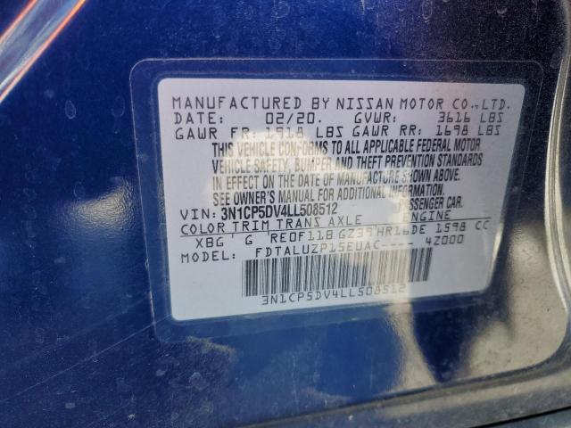 2020 NISSAN KICKS SR 3N1CP5DV4LL508512