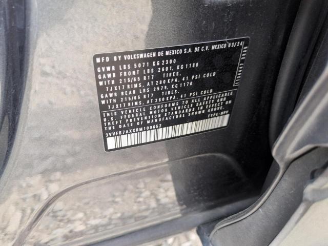 2024 VOLKSWAGEN TIGUAN S 3VVFB7AXXRM109652