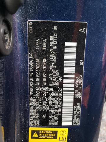 2015 LEXUS RX 350 BAS 2T2BK1BA2FC308053