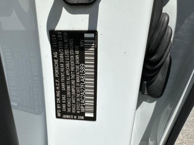2015 PORSCHE CAYENNE TU WP1AC2A27FLA81589