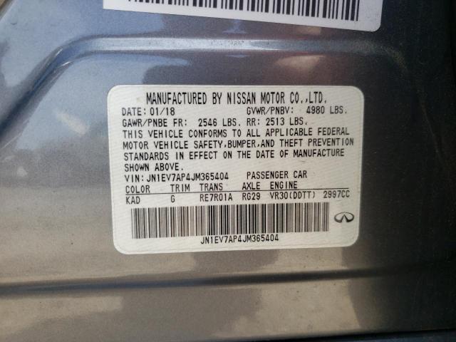 2018 INFINITI Q50 LUXE - JN1EV7AP4JM365404