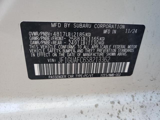 2025 SUBARU IMPREZA SP JF1GUAFC6S8213362