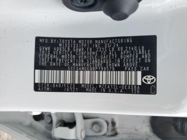 2024 TOYOTA COROLLA SE - 5YFS4MCE0RP199579