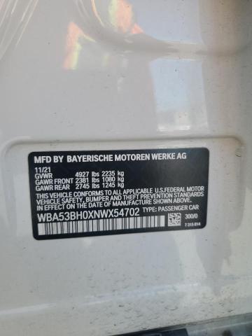 2022 BMW 530 I - WBA53BH0XNWX54702