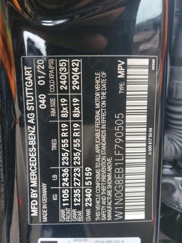 2020 MERCEDES-BENZ GLC 300 4M W1N0G8EB1LF790505