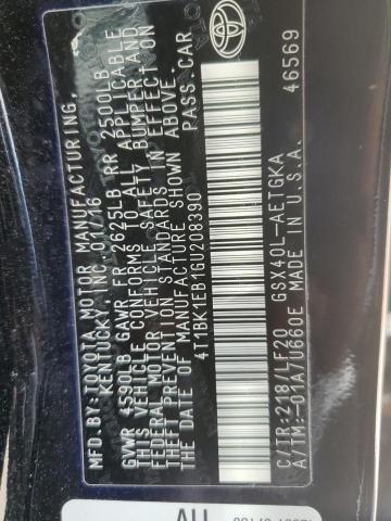 2016 TOYOTA AVALON XLE - 4T1BK1EB1GU208390