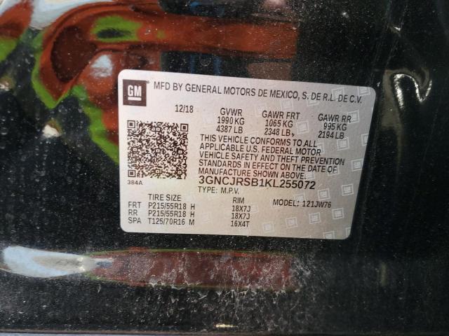 2019 CHEVROLET TRAX PREMI - 3GNCJRSB1KL255072