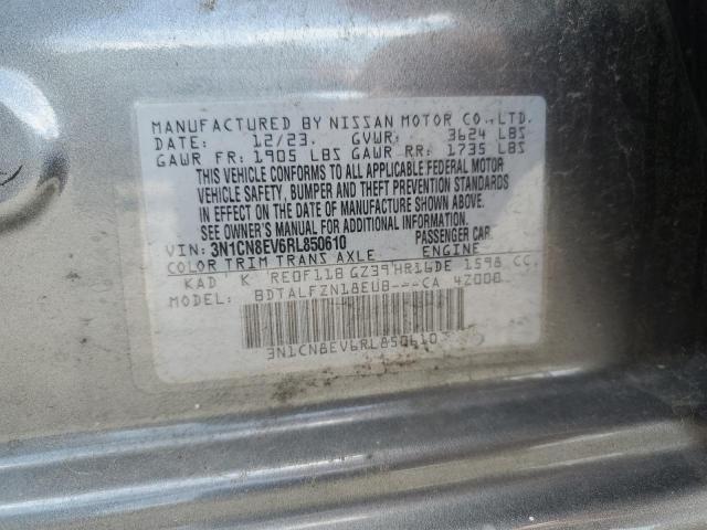 2024 NISSAN VERSA SV 3N1CN8EV6RL850610