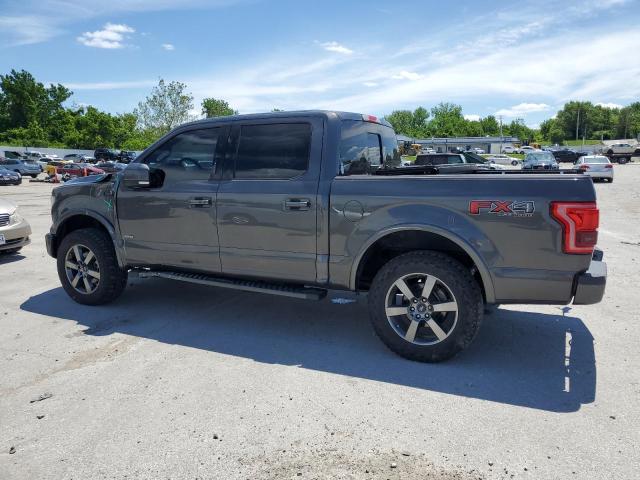 FORD F150 SUPER 2017 gray  gas 1FTEW1EG5HKD93977 photo #3