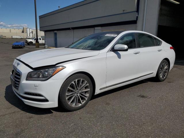 HYUNDAI GENESIS 3. 2015 white  gas KMHGN4JE6FU022471 photo #1