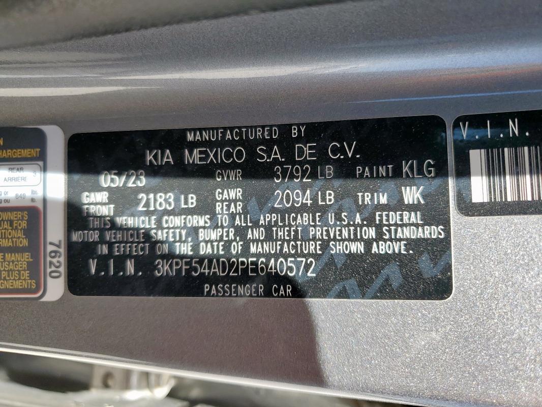 2023 KIA FORTE GT L - 3KPF54AD2PE640572