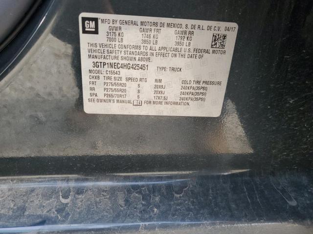 2017 GMC SIERRA C15 - 3GTP1NEC4HG425451